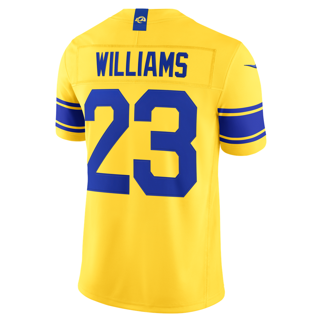 Los Angeles Rams Kyren Williams Nike Classic Sol Vapor F.U.S.E. Stitched Limited Jersey
