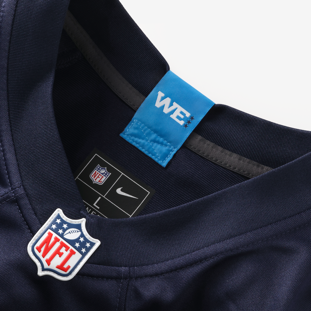 Tennessee Titans Jeffery Simmons Nike Navy 2026 Rivalries Collection Game Jersey