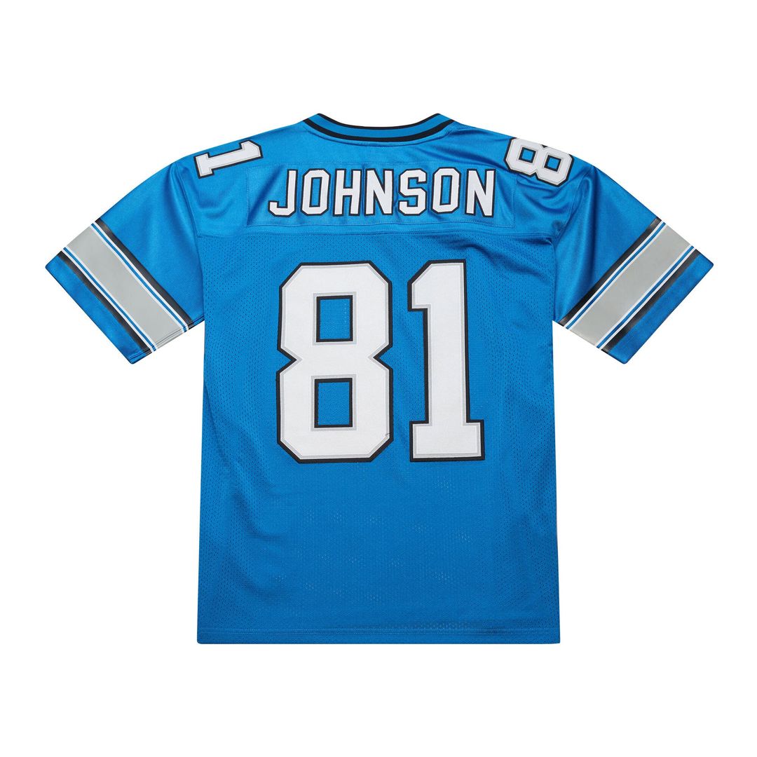 Detroit Lions Calvin Johnson Mitchell & Ness Black 2007 Authentic Throwback Jersey