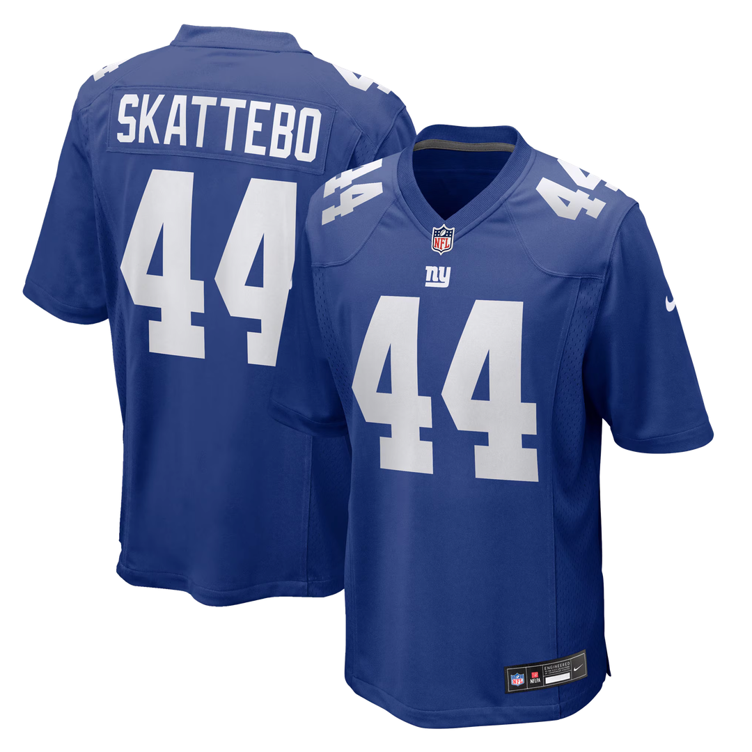 New York Giants Cam Skattebo Nike White Game Jersey