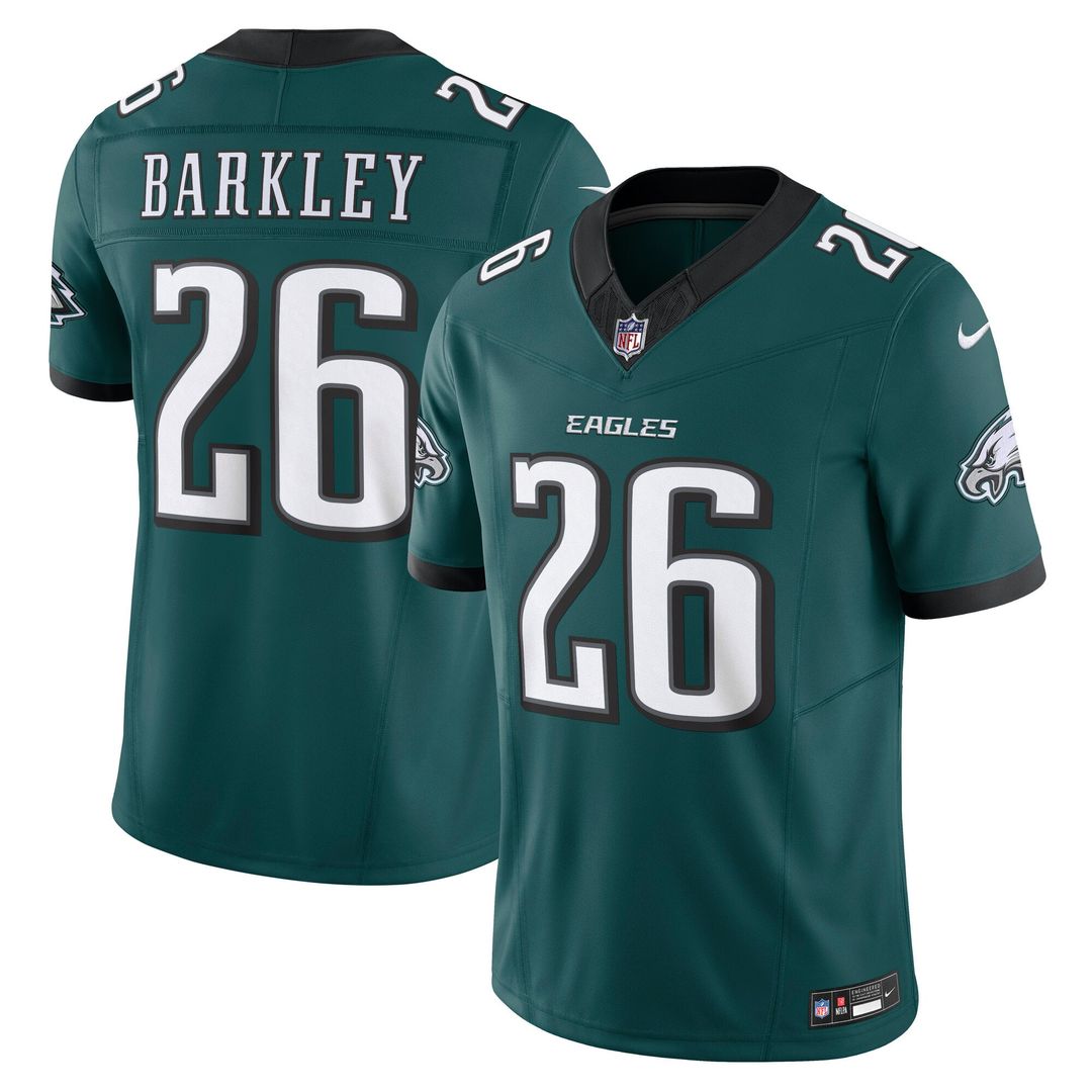 Philadelphia Eagles Saquon Barkley Nike Black Vapor F.U.S.E. Limited Jersey