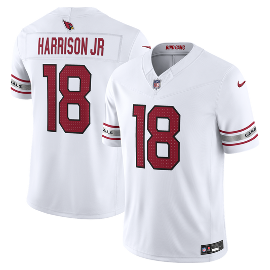Arizona Cardinals Marvin Harrison Jr. Nike White Vapor F.U.S.E. Stitched Limited Jersey
