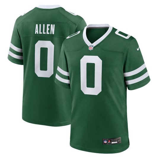 New York Jets Braelon Allen Nike Legacy Green Game Jersey
