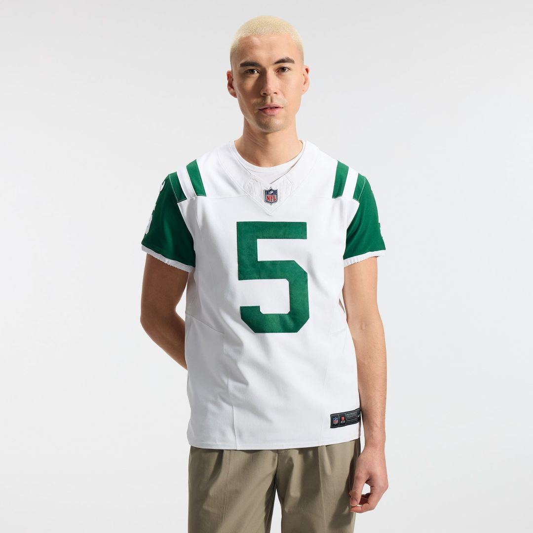 New York Jets Garrett Wilson Nike White Classic Alternate Vapor F.U.S.E. Elite Jersey