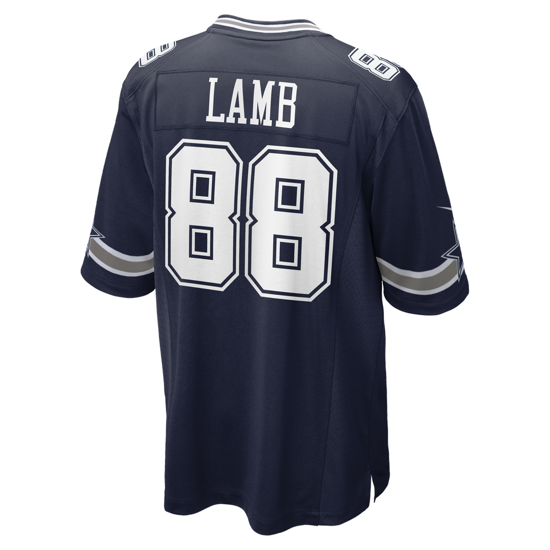 Dallas Cowboys CeeDee Lamb Nike Navy Game Jersey