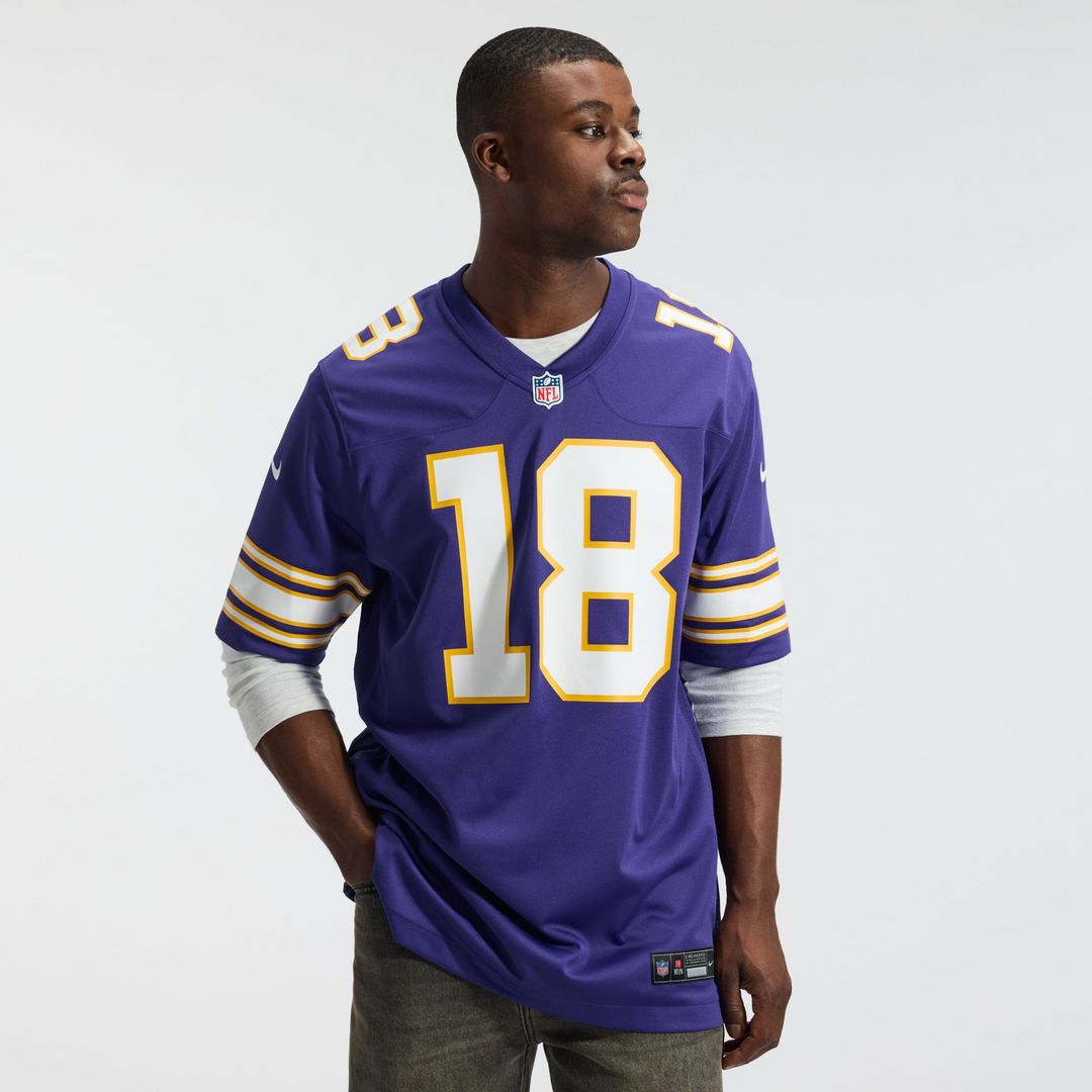 Minnesota Vikings Justin Jefferson Nike White Alternate Game Player Jersey