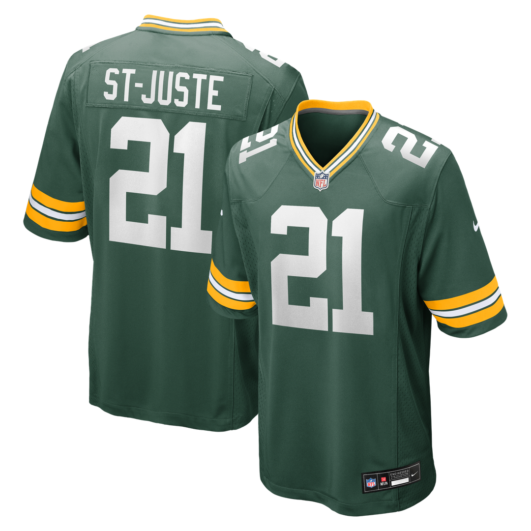 Green Bay Packers Benjamin St-Juste Nike Green Team Game Jersey
