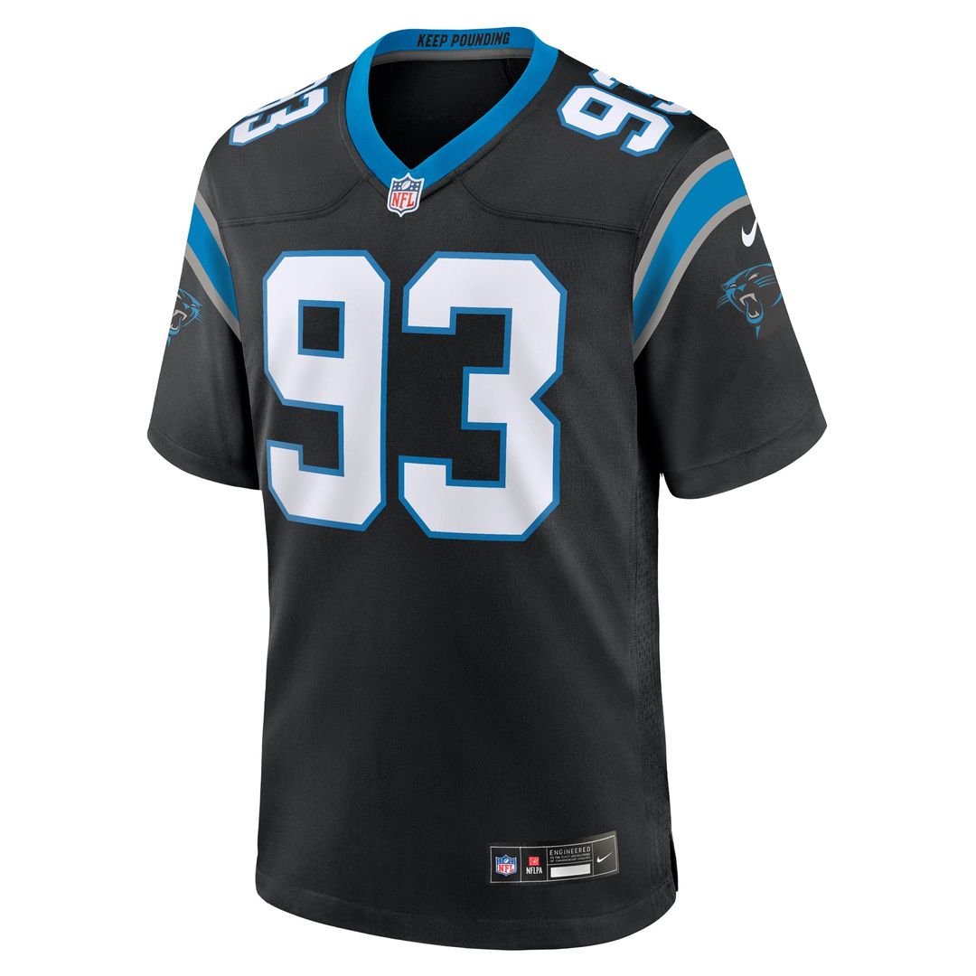 Carolina Panthers LaBryan Ray Nike Black Team Game Jersey