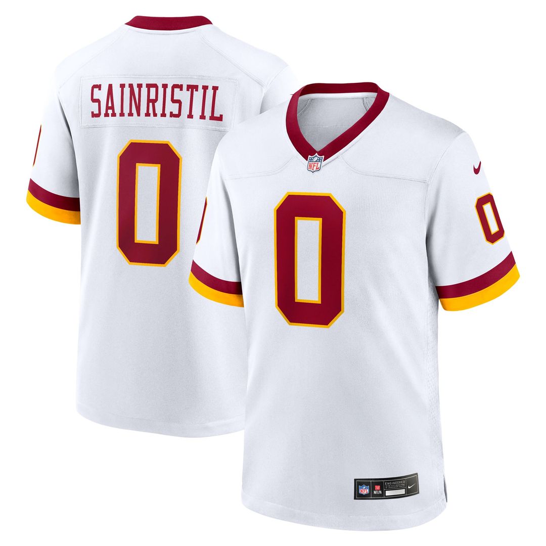 Washington Commanders Mike Sainristil Nike Black Hail Raiser Alternate Game Jersey