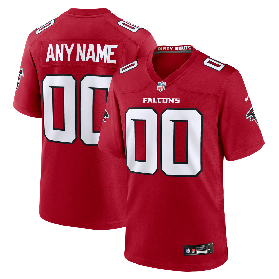 Atlanta Falcons Nike Red Custom Game Jersey