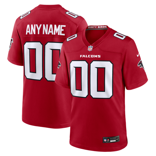 Atlanta Falcons Nike Red Custom Game Jersey