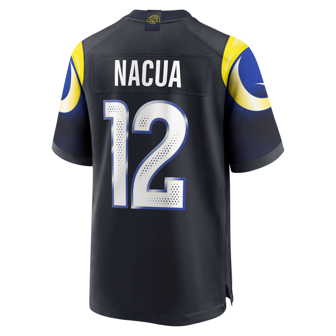 Los Angeles Rams Puka Nacua Nike Dark Blue Rivalries Collection Game Jersey