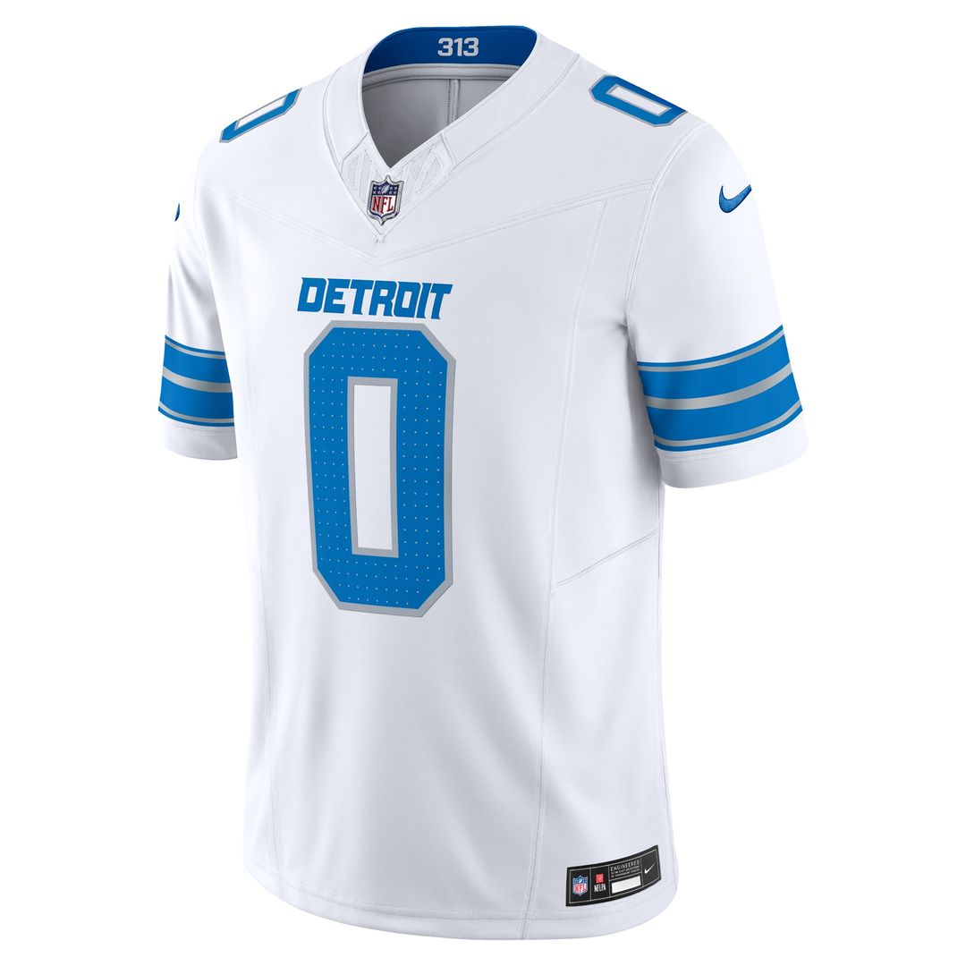 Detroit Lions Jahmyr Gibbs Nike White Vapor F.U.S.E. Limited Jersey