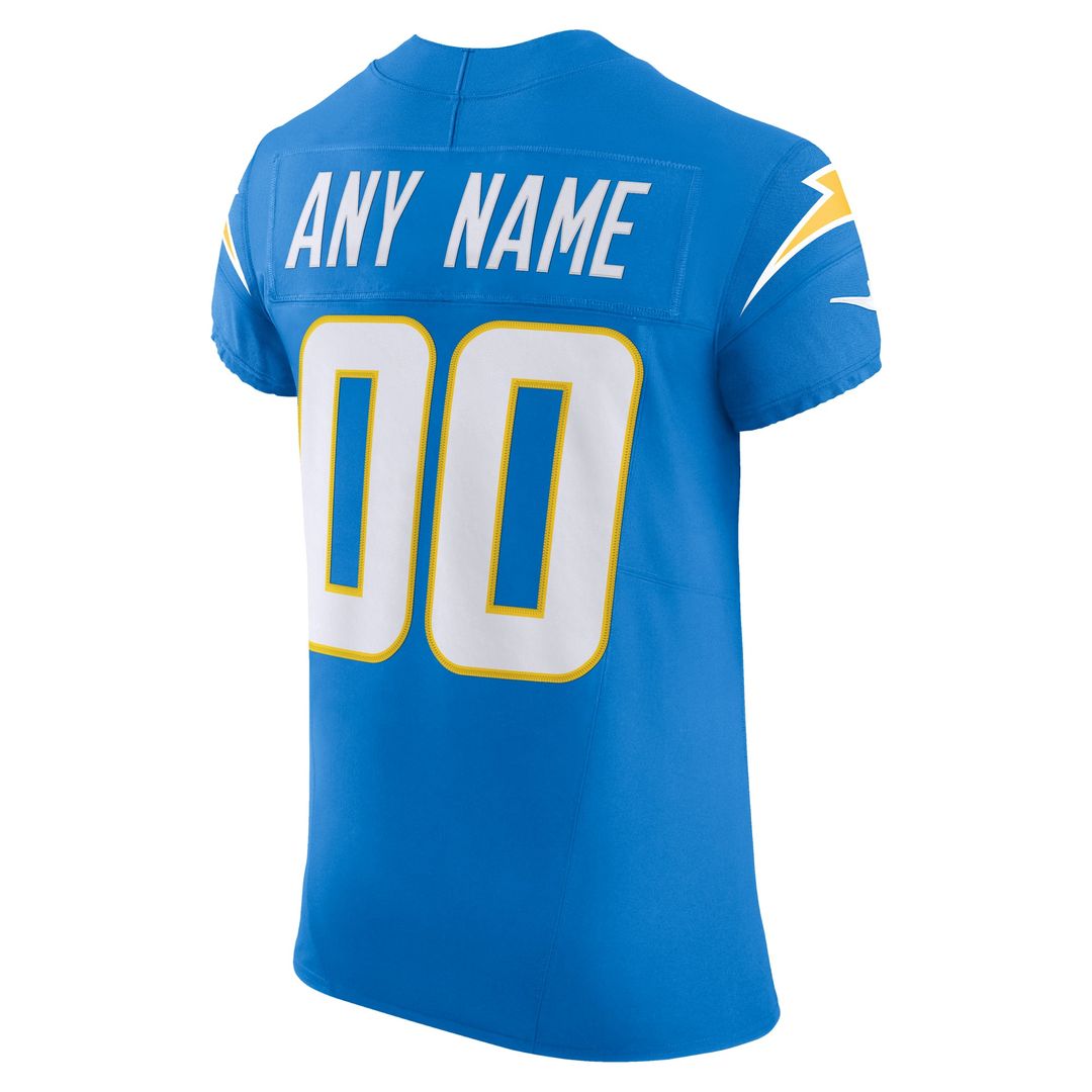 Los Angeles Chargers Nike Powder Blue Vapor F.U.S.E. Elite Custom Jersey