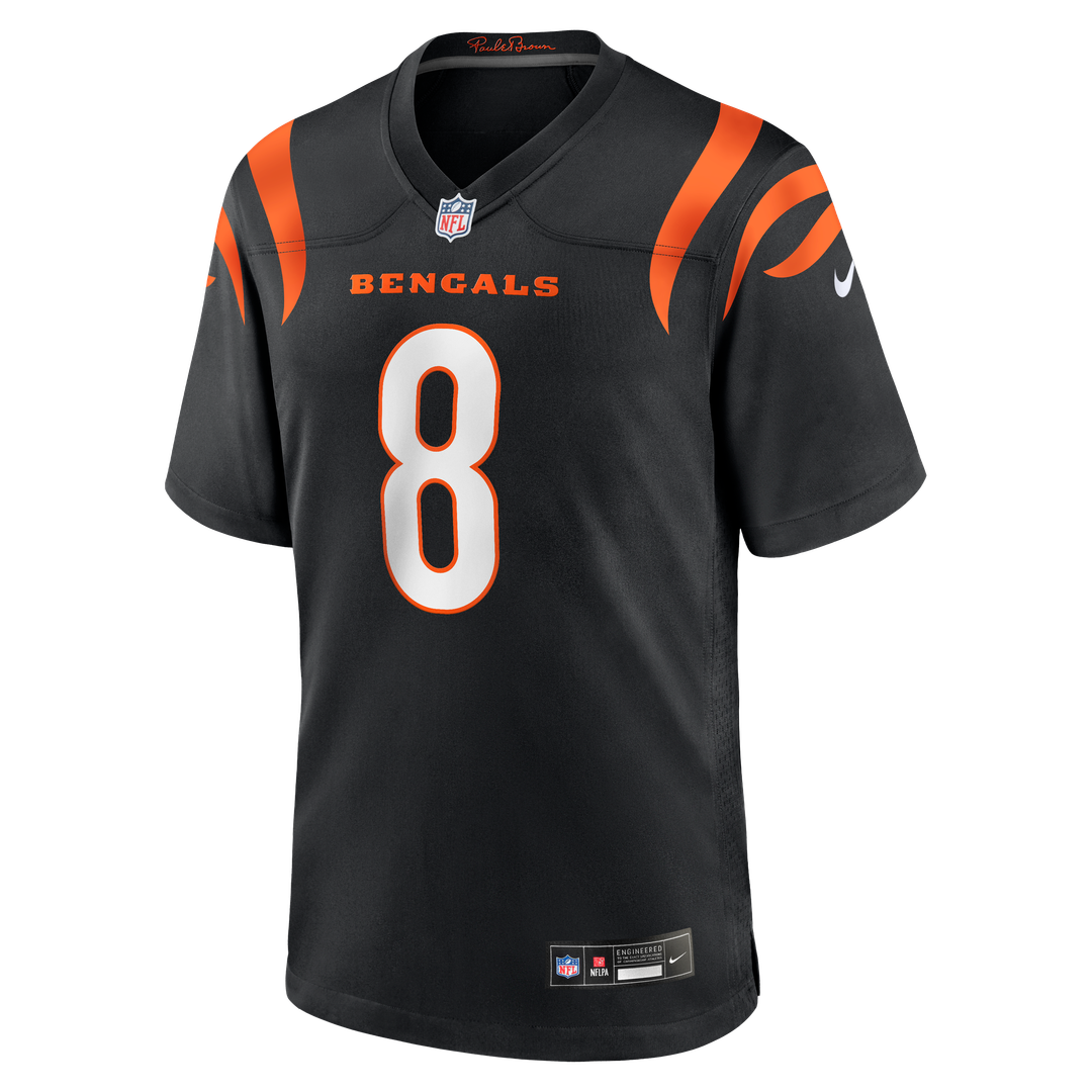 Cincinnati Bengals Ryan Rehkow Nike Black Game Jersey