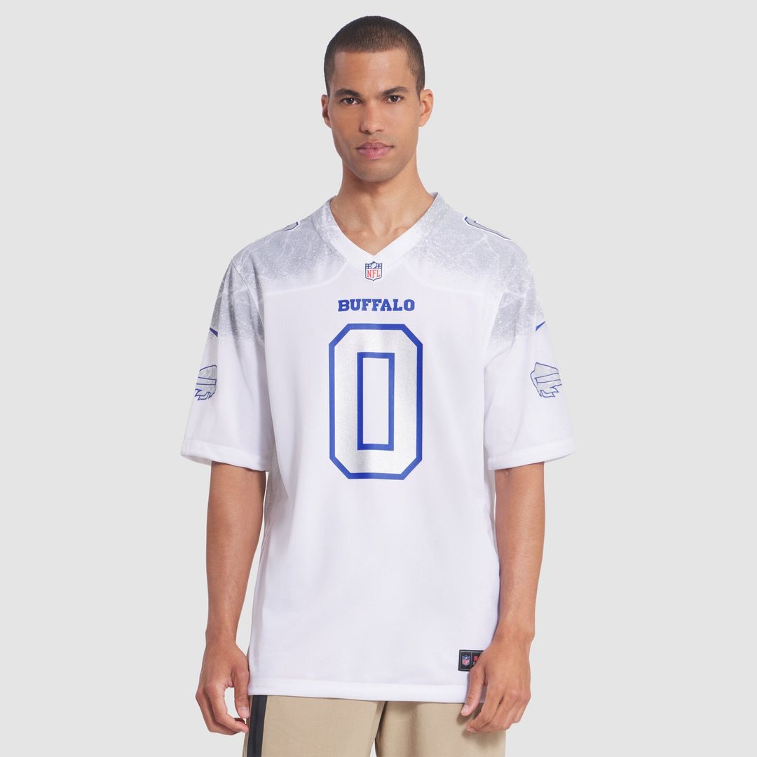 Buffalo Bills Keon Coleman Nike White Rivalries Collection Game Jersey