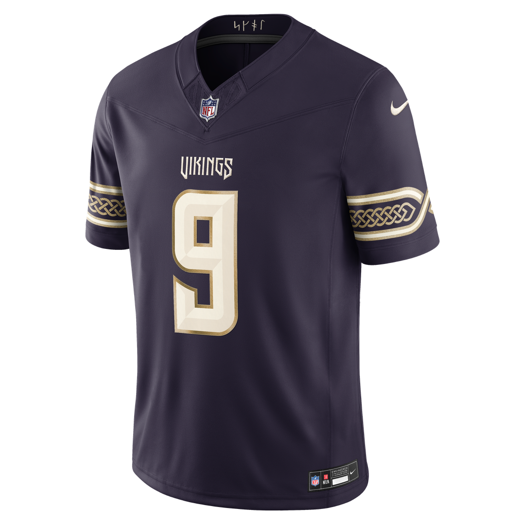 Minnesota Vikings J.J. McCarthy Nike Purple 2026 Rivalries Collection Stitched Limited Jersey