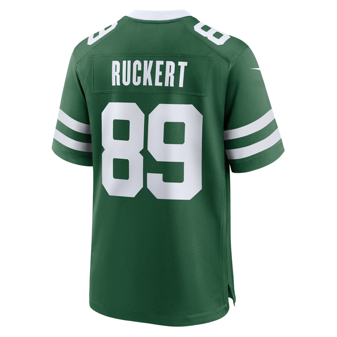 New York Jets Jeremy Ruckert Nike Legacy Green Team Game Jersey