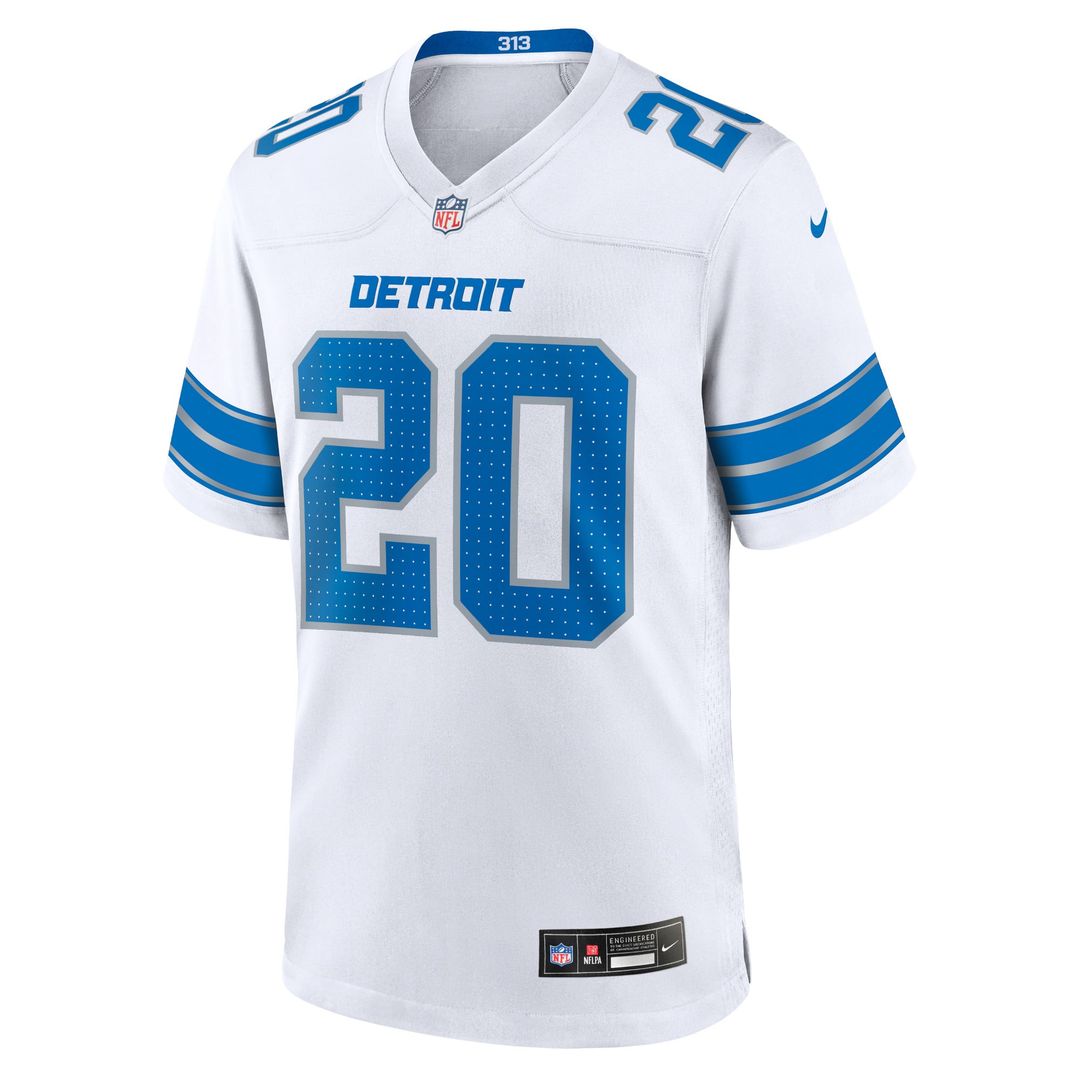 Detroit Lions Barry Sanders Nike Black 2nd Alternate Retired Player Game Jersey