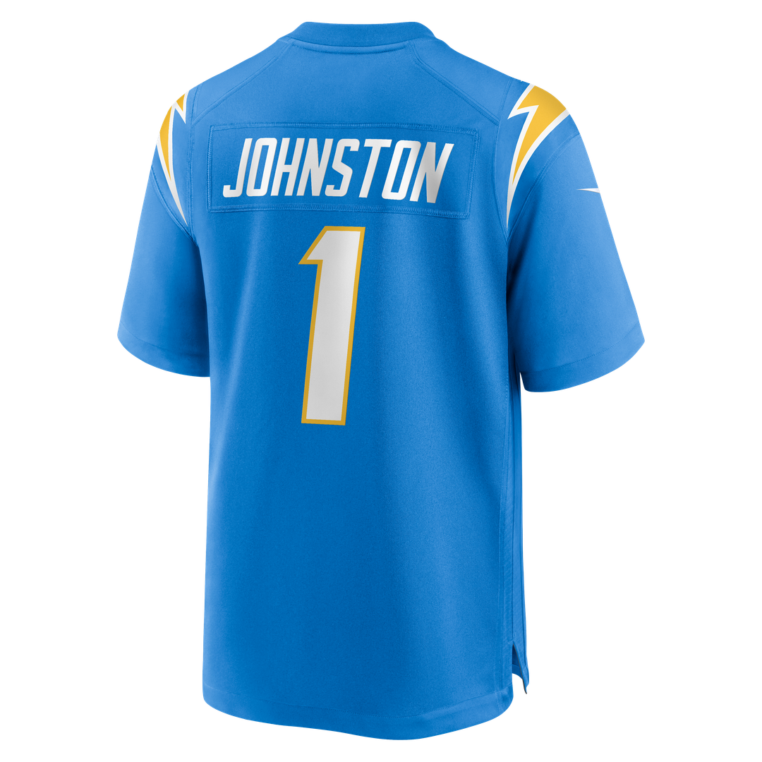 Los Angeles Chargers Quentin Johnston Nike Gold Alternate Charger Power Game Player Jersey