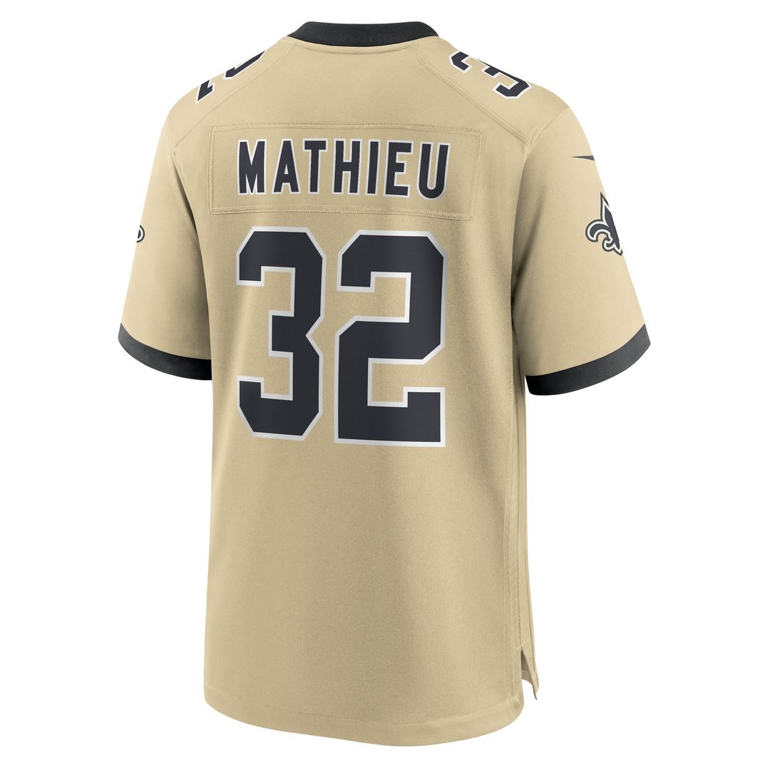 New Orleans Saints Tyrann Mathieu Nike White Game Jersey