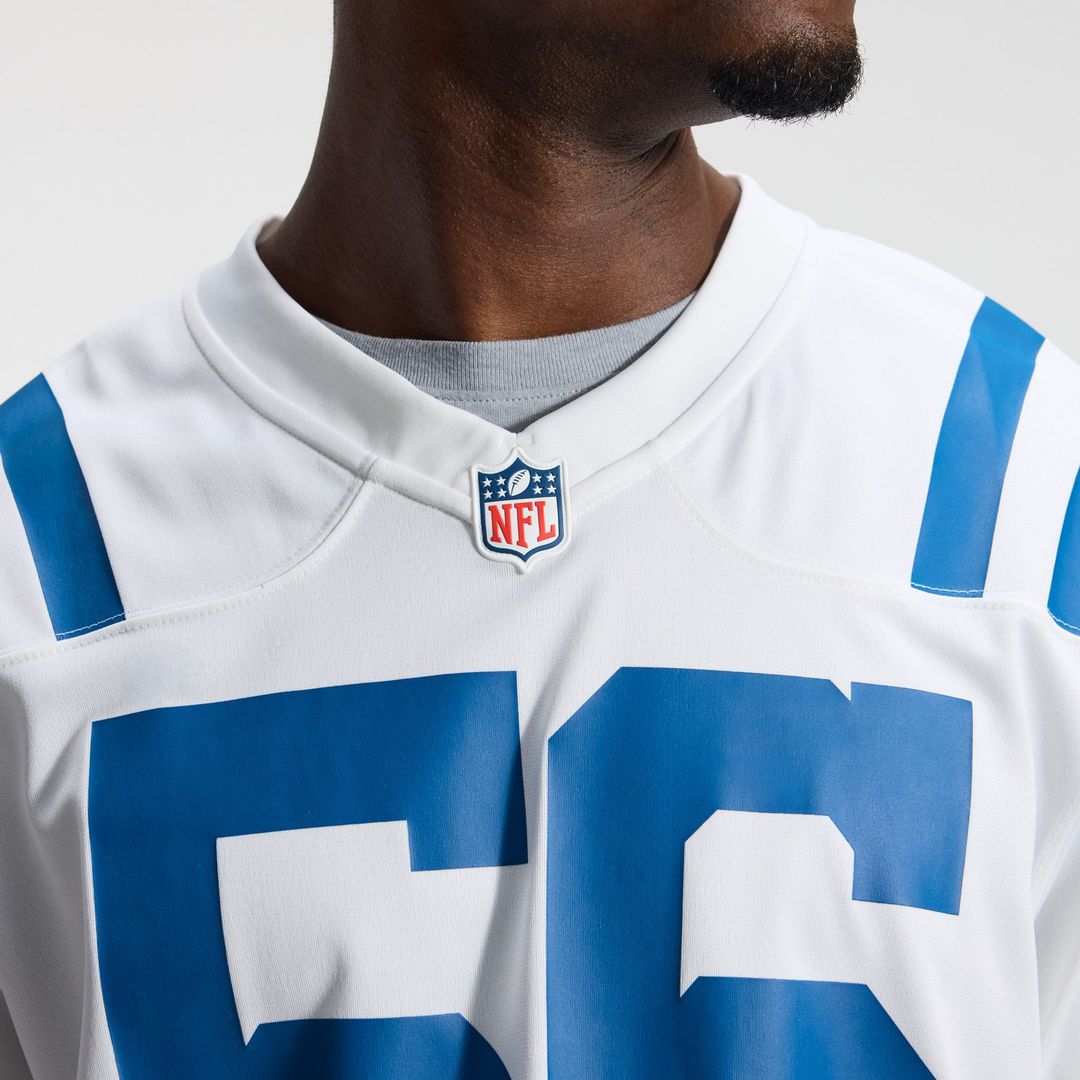 Indianapolis Colts Quenton Nelson Nike White Game Player Jersey