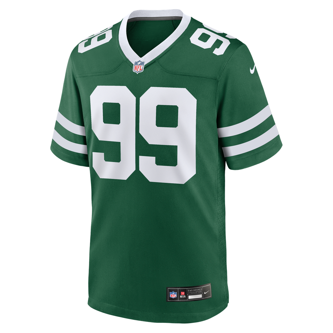 New York Jets T'Vondre Sweat Nike Legacy Green Team Game Jersey