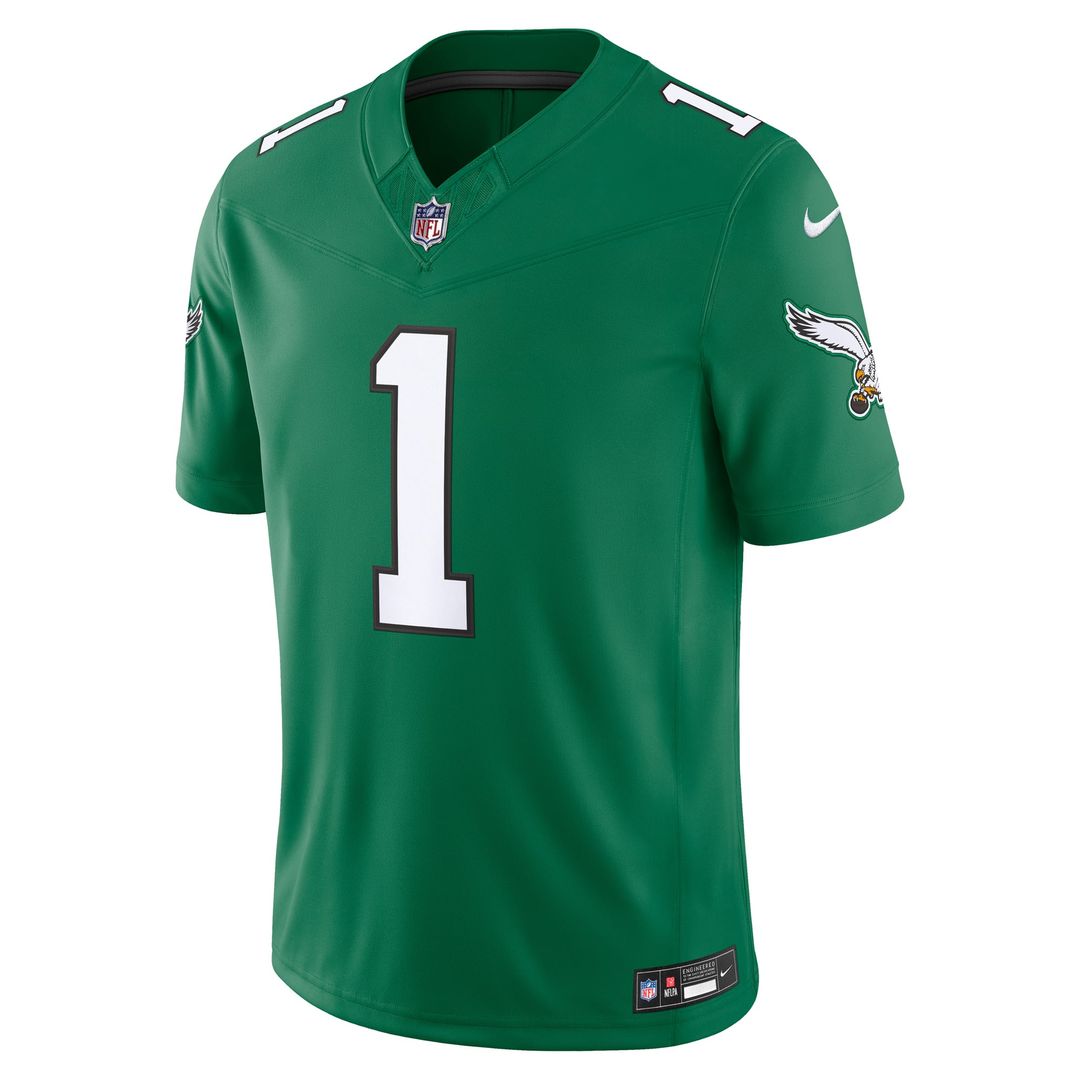 Philadelphia Eagles Jalen Hurts Nike White Vapor F.U.S.E. Stitched Limited Jersey