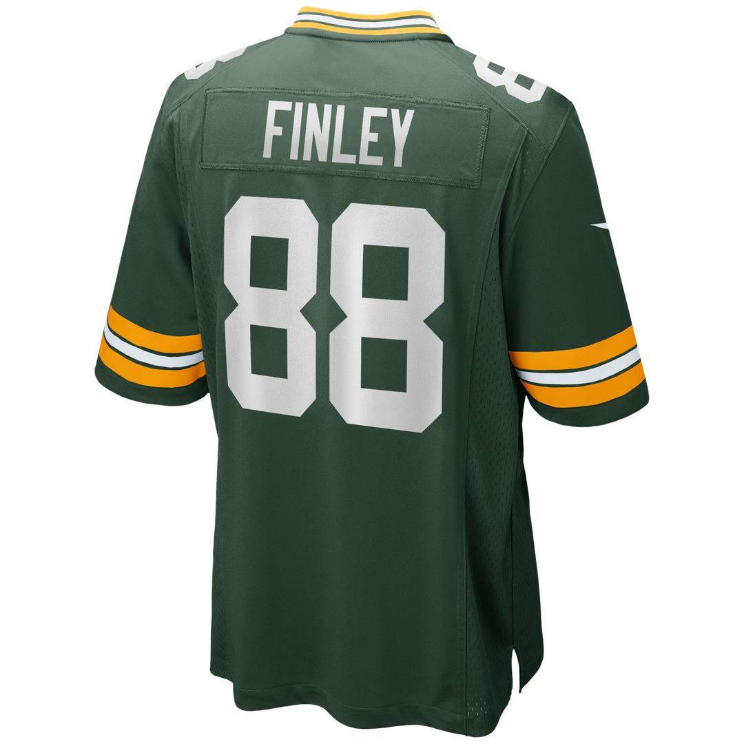 Green Bay Packers Jermichael Finley Nike Green Game Retired Player Jersey