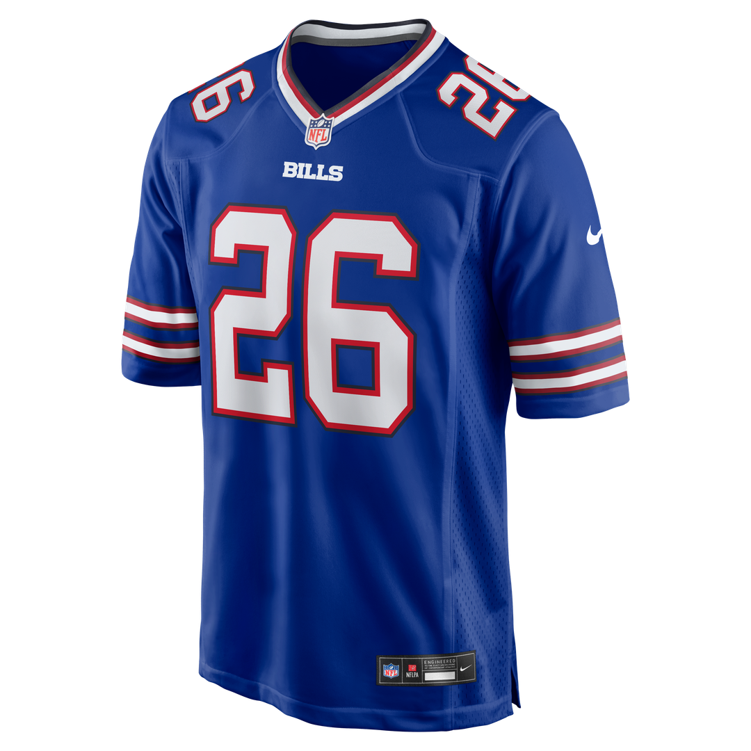 Buffalo Bills Ty Johnson Nike Royal Team Game Jersey