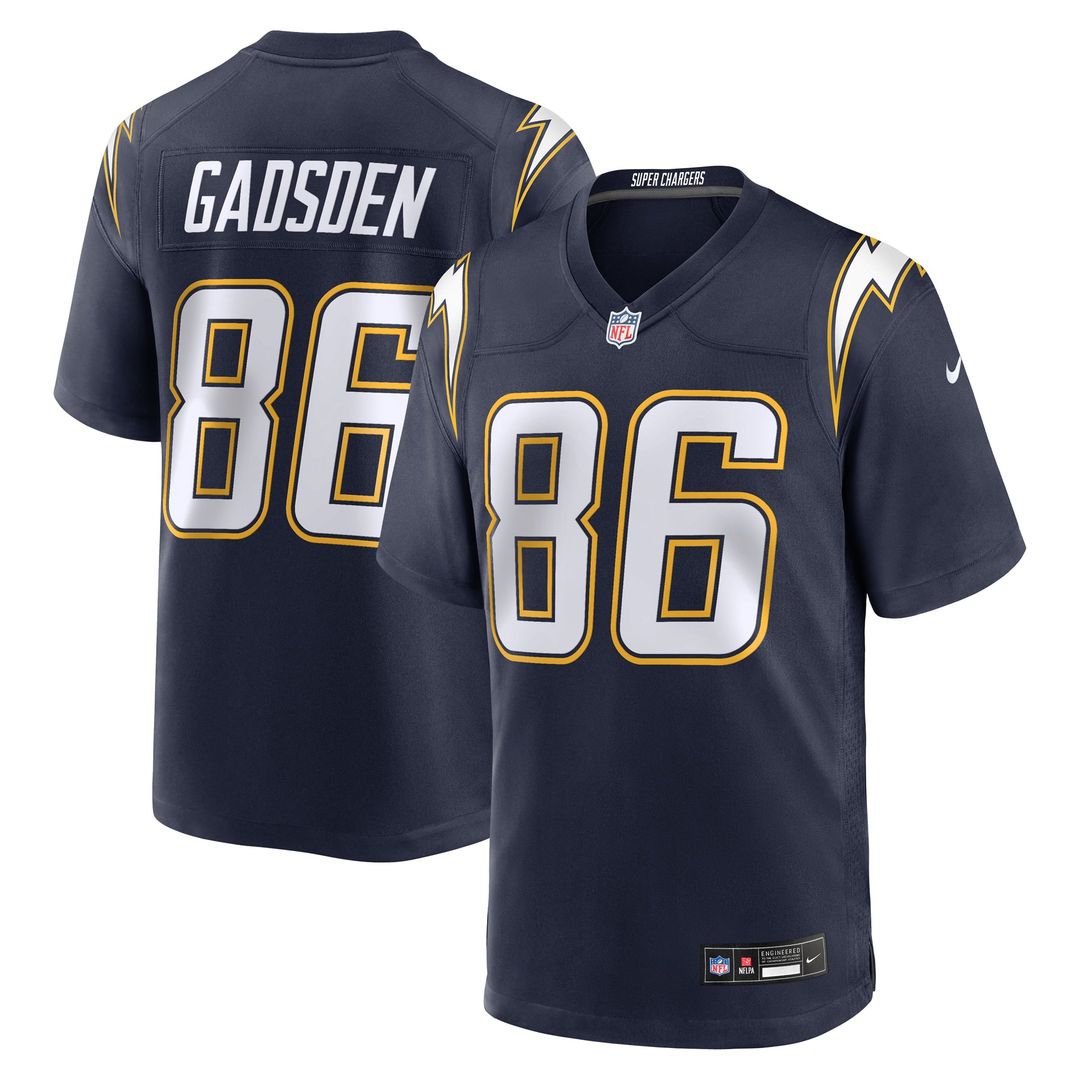 Los Angeles Chargers Oronde Gadsden Nike Powder Blue Team Game Jersey