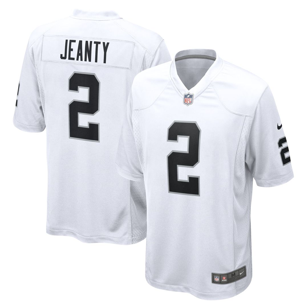 Las Vegas Raiders Ashton Jeanty Nike Black Team Game Jersey