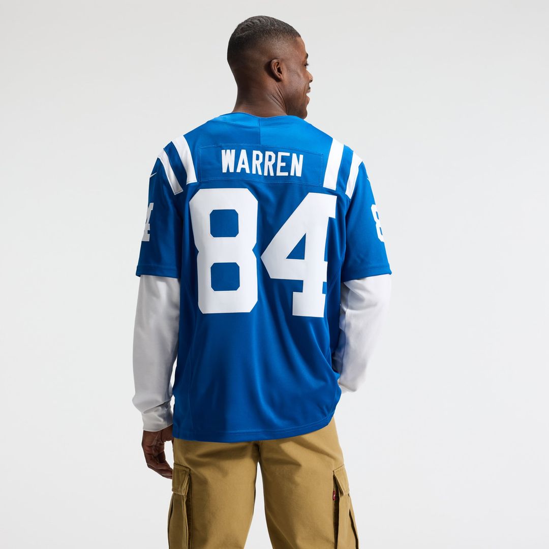 Indianapolis Colts Tyler Warren Nike White Vapor F.U.S.E. Stitched Limited Jersey