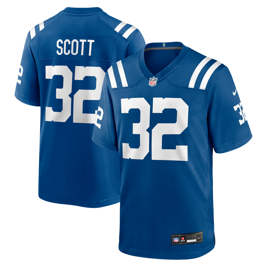 Indianapolis Colts Daniel Scott Nike Royal Team Game Jersey