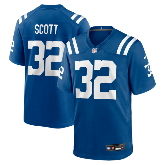 Indianapolis Colts Daniel Scott Nike Royal Team Game Jersey