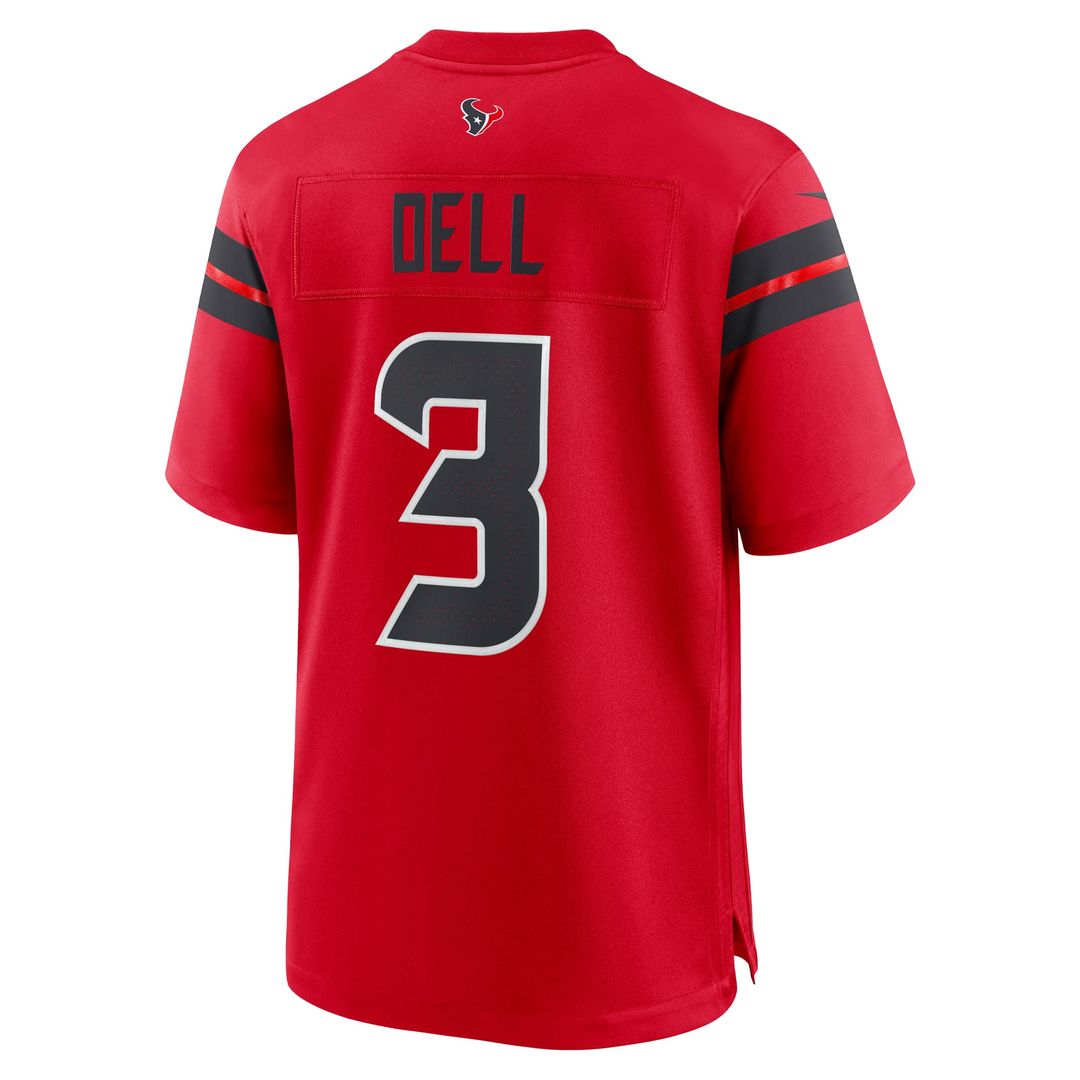 Houston Texans Tank Dell Nike White Game Jersey