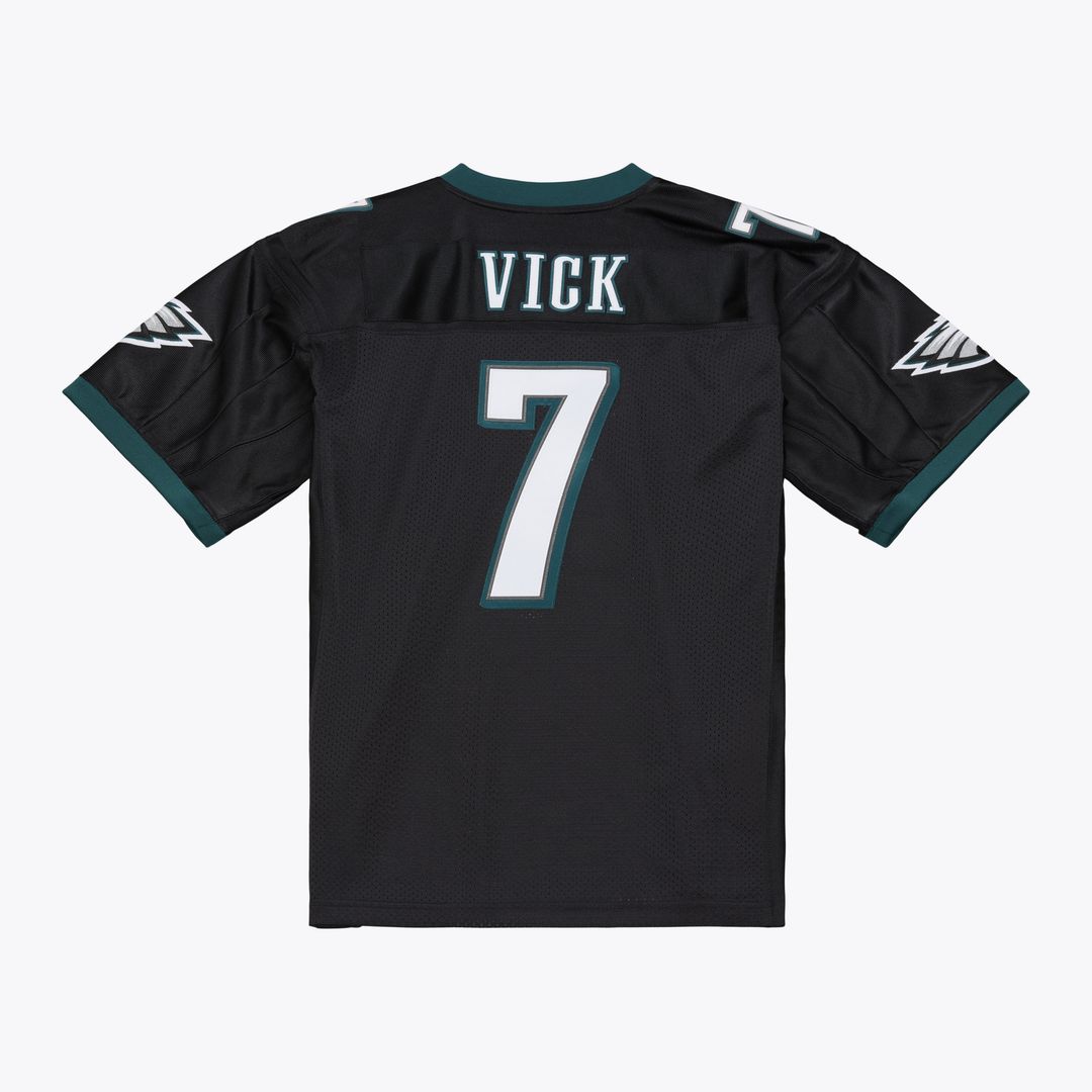 Philadelphia Eagles Michael Vick Mitchell & Ness Black 2012 Authentic Throwback Jersey