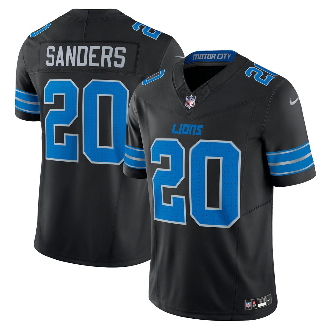 Detroit Lions Barry Sanders Nike Blue Vapor F.U.S.E. Limited Jersey