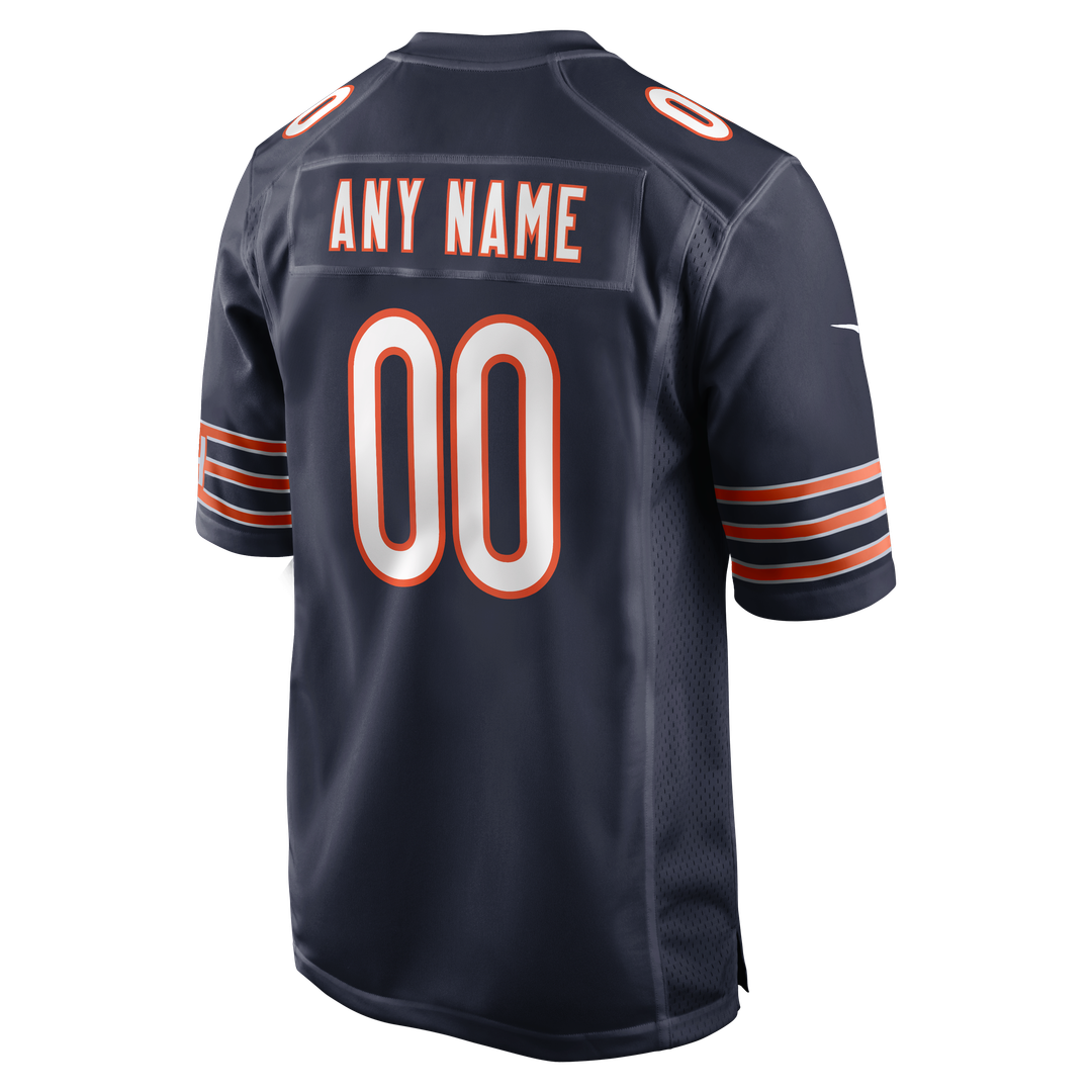 Chicago Bears Nike White Custom Game Jersey
