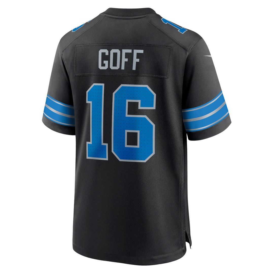 Detroit Lions Jared Goff Nike White Game Jersey