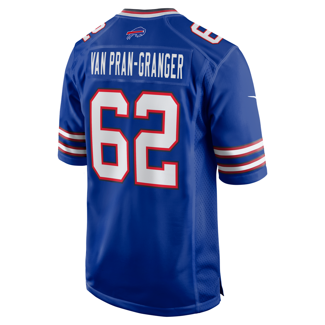 Buffalo Bills Sedrick Van Pran-Granger Nike Royal Game Jersey