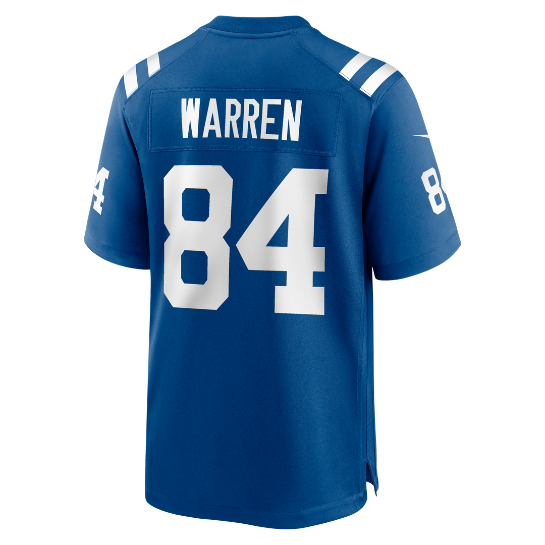 Indianapolis Colts Tyler Warren Nike White Game Jersey