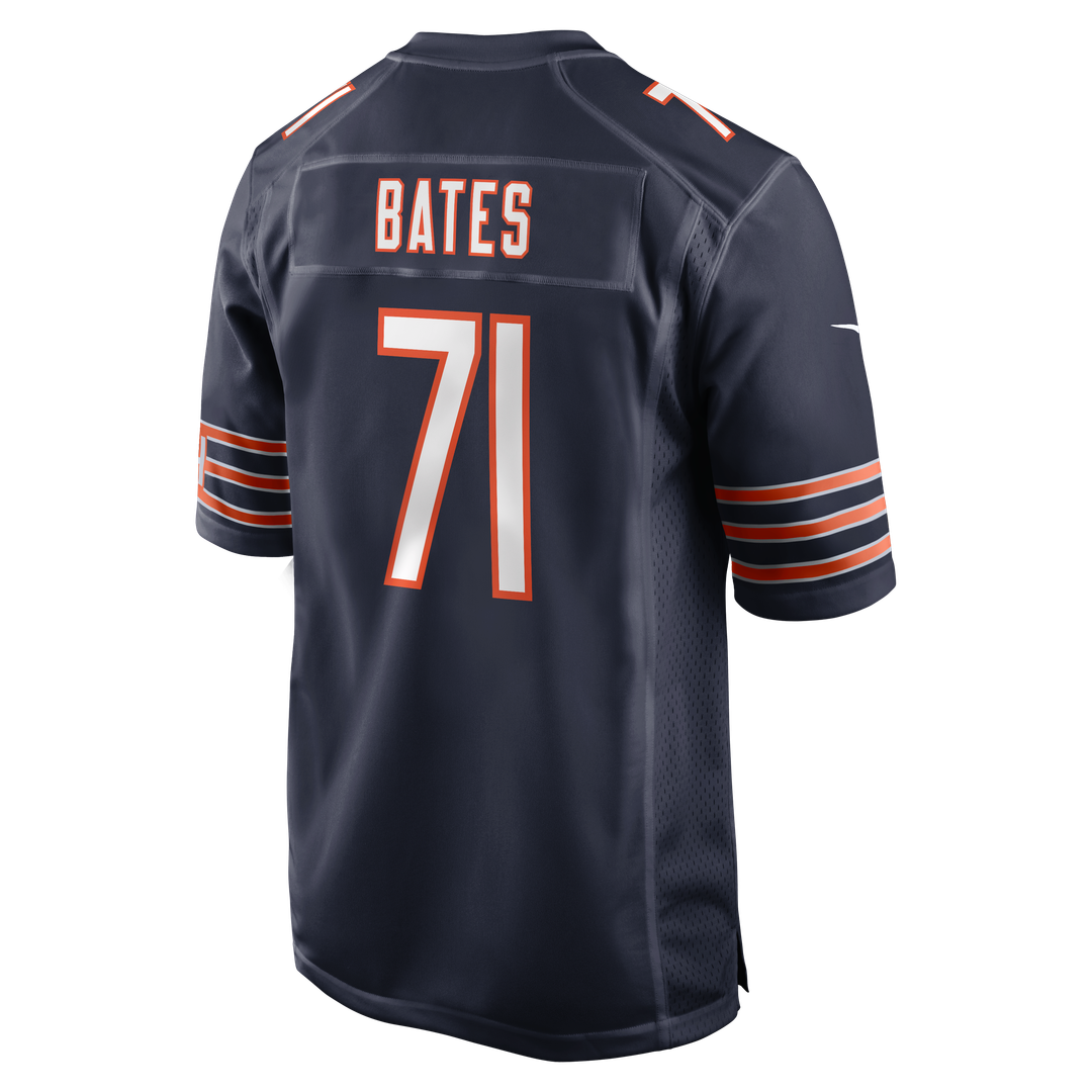 Chicago Bears Ryan Bates Nike Navy Game Jersey
