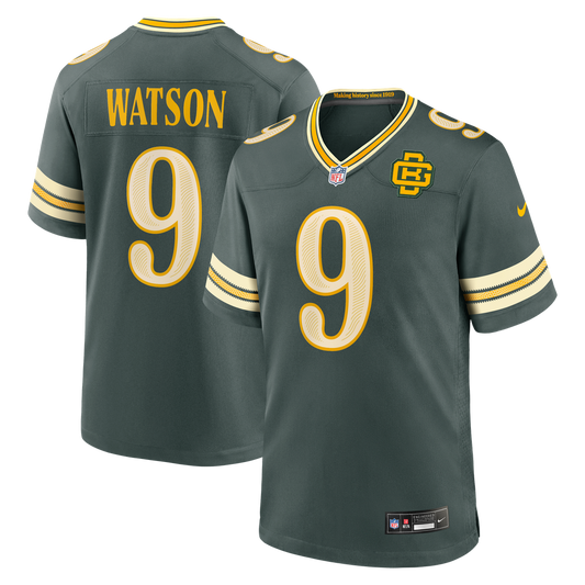 Green Bay Packers Christian Watson Nike Green 2026 Rivalries Collection Game Jersey