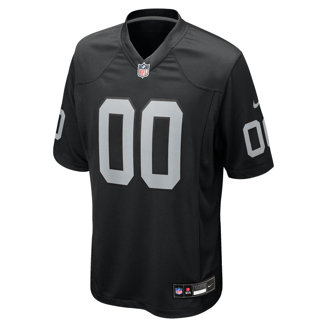 Las Vegas Raiders Jim Otto Nike Black Game Retired Player Jersey