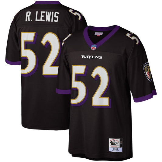 Baltimore Ravens Ray Lewis Mitchell & Ness Black Legacy Replica Jersey