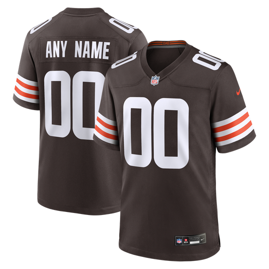 Nike Cleveland Browns Brown Custom Game Jersey