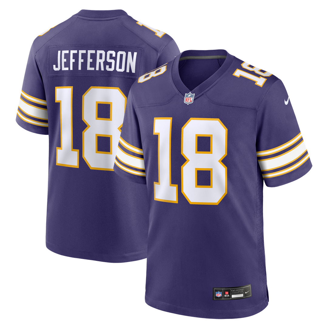 Minnesota Vikings Justin Jefferson Nike White Alternate Game Player Jersey