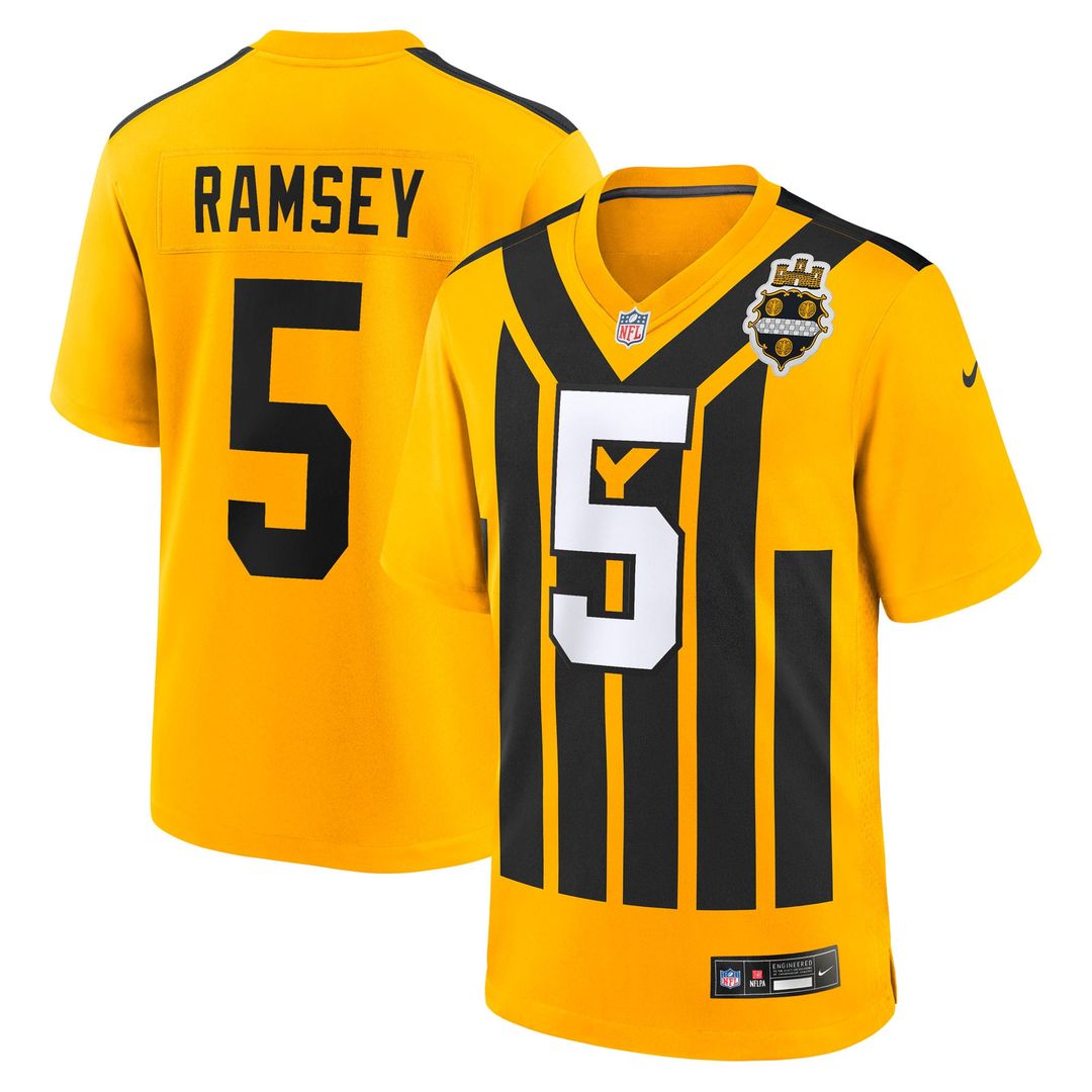 Pittsburgh Steelers Jalen Ramsey Nike Black Team Game Jersey