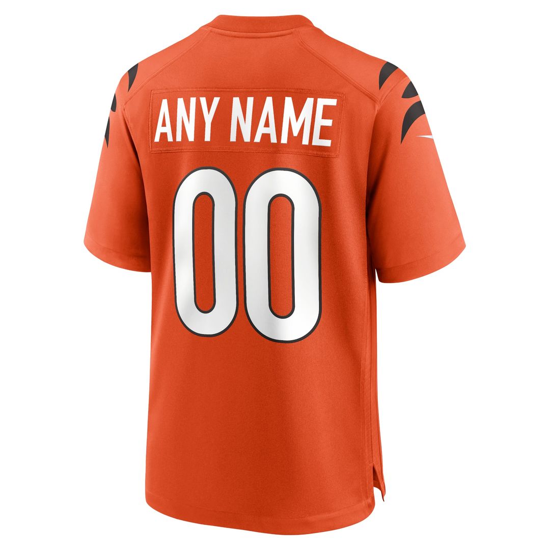 Cincinnati Bengals Nike White Game Custom Jersey